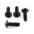 Titanium Pillion Footrest Hanger Bolt Kit Black