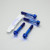 Titanium Pillion Footrest Hanger Bolt Kit DualDrive Blue