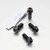 Titanium Rider Footrest Hanger Bolt Kit DualDrive Black
