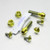 Titanium Front & Rear Subframe Mount Bolt Kit Gold