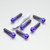 Titanium Top & Bottom Clamp Yoke Pinch Kit Purple Haze