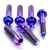 Titanium Top & Bottom Clamp Yoke Pinch Kit Purple Haze