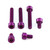 Aluminium Fuel Cap Kit KTM Purple