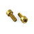 Aluminium Water Bottle Cage Bolts M5x(0.80mm)x12mm Parallel Head Socket Cap Pack x2 Gold