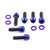 Titanium Stem Bolt Kit M6x(1.00)x20mm Limited Edition - Deity Copperhead Purple Haze