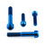 Titanium Clip-On / Handle Bar Mount Bolt Kit Torx Drive Blue