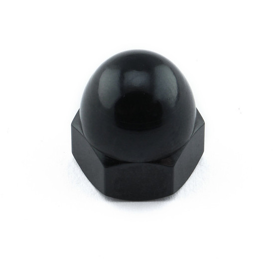 Aluminium Dome Nut M8x(1.25mm) (DIN1587) Black