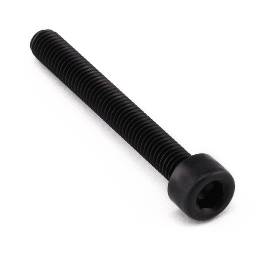 Aluminium Socket Cap Bolt M5x(0.80mm)x40mm Black