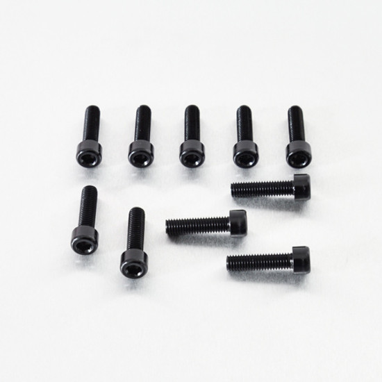 Aluminium Allen Bolt M8x(1.25mm)x30mm Pack x10 Black