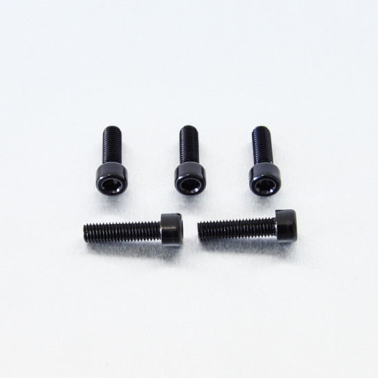 Aluminium Allen Bolt M8x(1.25mm)x30mm Pack x5 Black