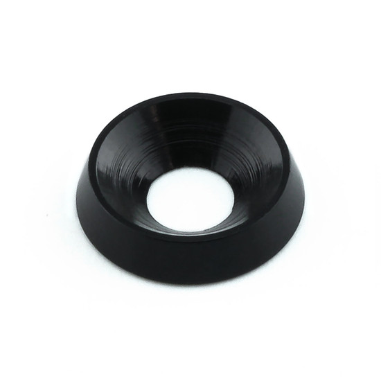 Aluminium Countersunk Washer M5 (13.5mm O/D) Black