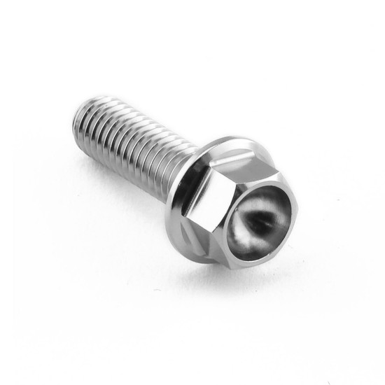 Stainless Steel Flanged Hex Head Bolt M5x(0.80mm)x16mm