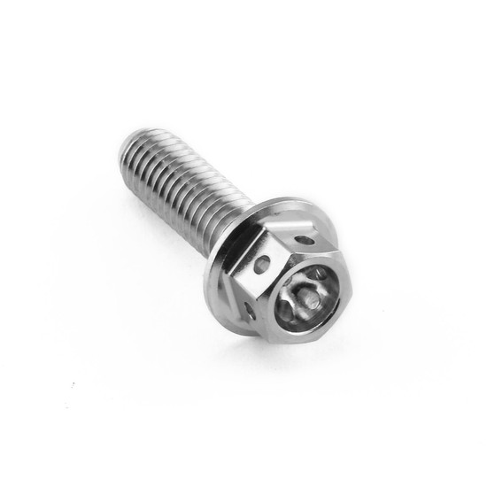 Stainless Steel Flanged Hex Head Bolt M6x(1.00mm)x20mm Race Spec