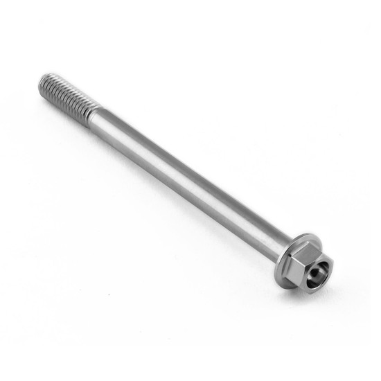 Stainless Steel Flanged Hex Head Bolt M6x(1.00mm)x80mm
