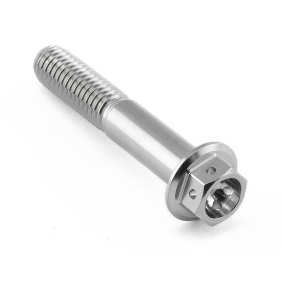 Stainless Steel Flanged Hex Head Bolt M8x(1.25mm)x45mm Race Spec