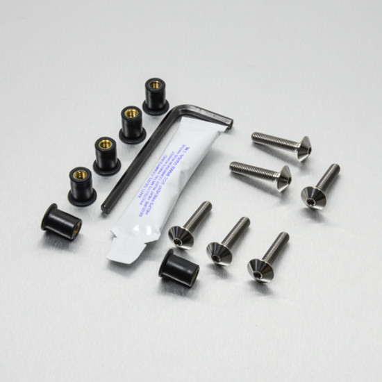 Titanium Screen Kit 6 Bolts