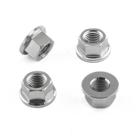 Stainless Steel Sprocket Nuts M10x(1.25mm) Pack x4