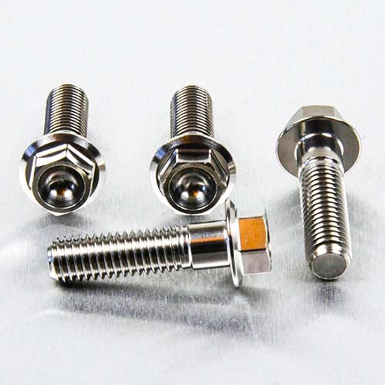 Stainless Steel Front Axle Pinch Bolt Set