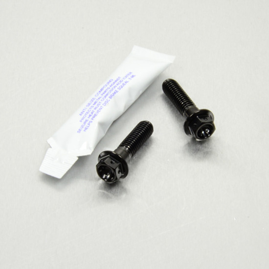 Stainless Steel Rear Brake Mounting Bolt Kit Race Spec Black