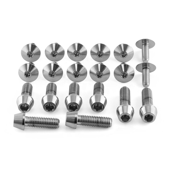 Titanium Bodywork Bolt Kit - Indian Challenger - Dark Horse/Elite/Limited/Standard