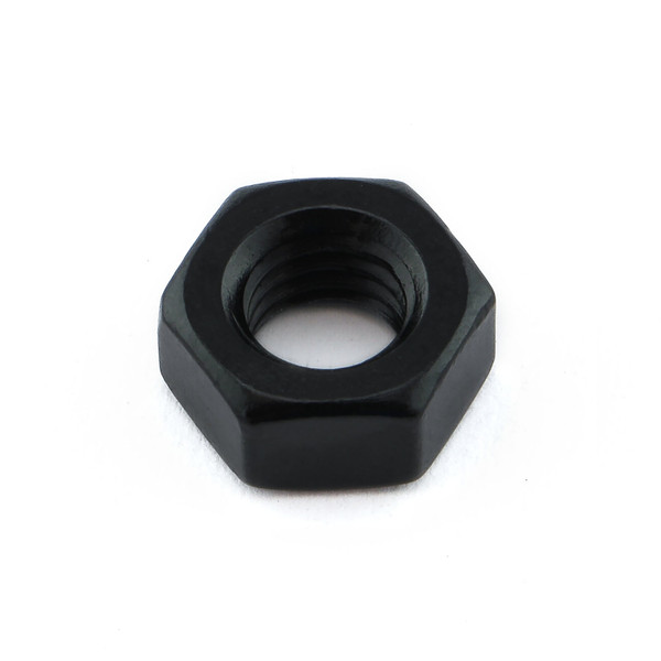 Aluminium Full Nut M6x(1.00mm) (Left Hand Thread) Black