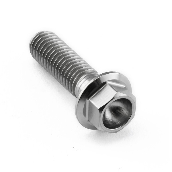 Titanium Flanged Hex Head Bolt M8x(1.25mm)x28mm