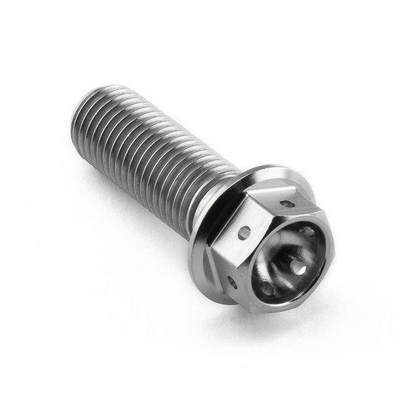 Titanium Flanged Hex Head Bolt M10x(1.25mm)x30mm Race Spec
