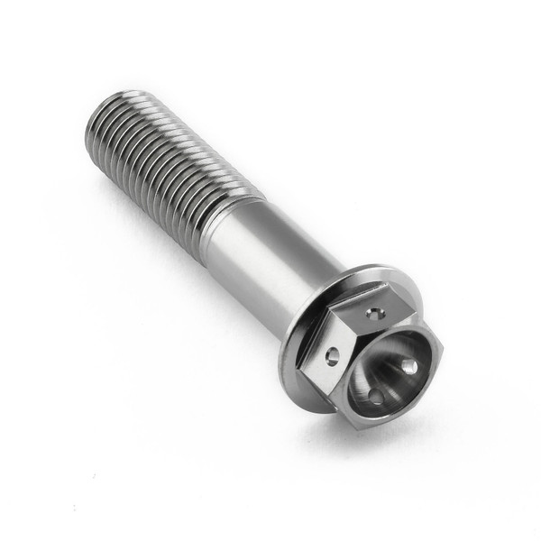 Titanium Flanged Hex Head Bolt M10x(1.25mm)x45mm Race Spec