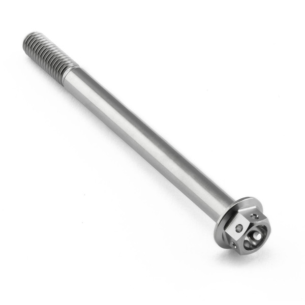 Titanium Flanged Hex Head Bolt M6x(1.00mm)x75mm Race Spec