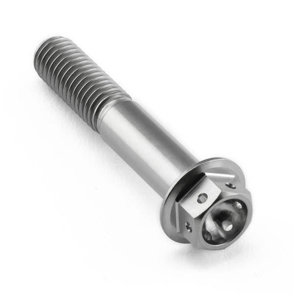 Titanium Flanged Hex Head Bolt M8x(1.25mm)x45mm Race Spec