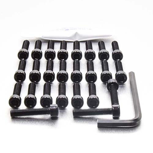 Aluminium Engine Kit Honda CBR954RR Black