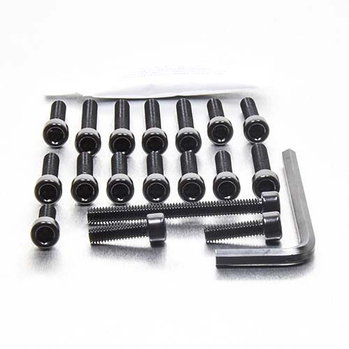 Aluminium Engine Kit Aprilia RS250 Black