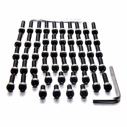 Aluminium Engine Kit Triumph Daytona 955i 02-03 Black