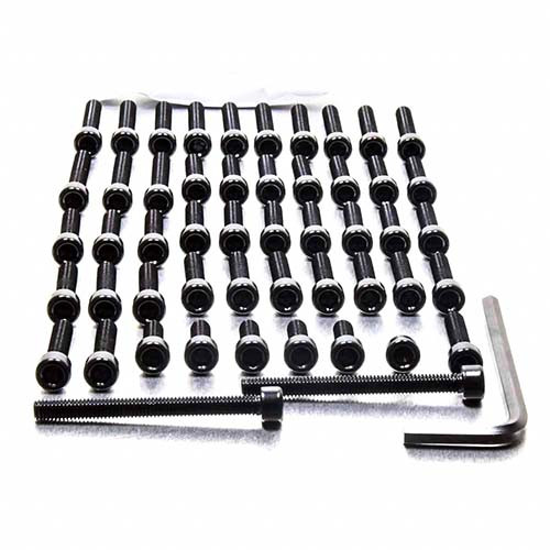 Aluminium Engine Kit Triumph Daytona 955i 04-05 Black