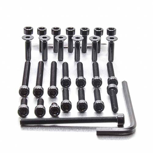 Aluminium Engine Kit Yamaha YZF1000 R Thunderace Black