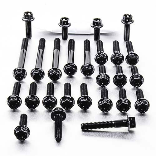 Aluminium Engine Kit Kawasaki KX250F 4 Stroke Race Spec Etched Black