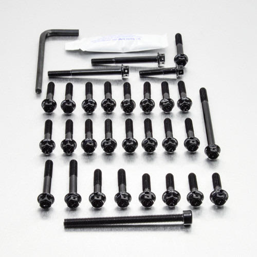 Aluminium Engine Kit Suzuki GSX-S 1000 Race Spec Etched Black