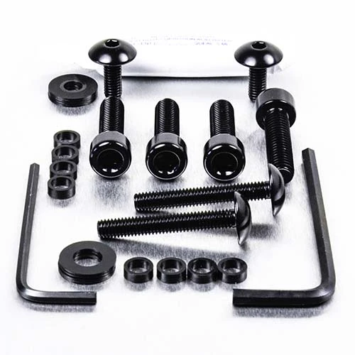 Aluminium Fairing Kit Honda XLR650 Black