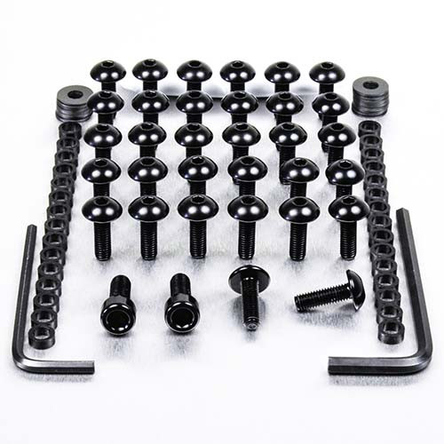 Aluminium Fairing Kit Aprilia RS125 H Rep Black