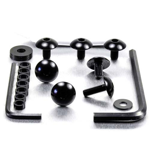 Aluminium Fairing Kit Yamaha YBR 125 Black