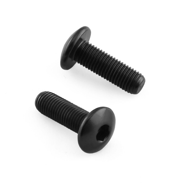 Aluminium Screen Kit (4mm Italian Bikes) 2 Bolts Black