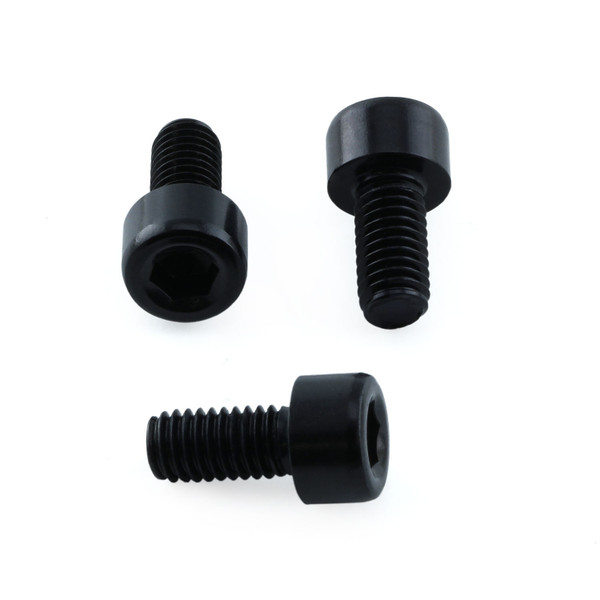 Aluminium Rear Brake Line Clip Mount Bolt Kit Black