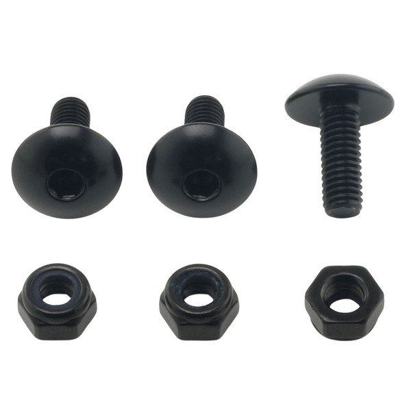 Aluminium Number Plate Kit 10 Black