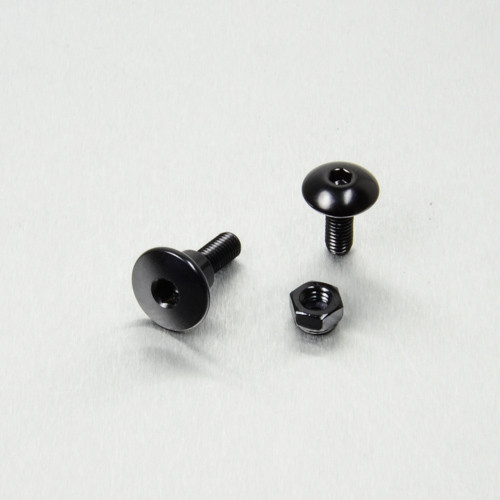 Aluminium Reservoir Mount Bolt Kit Front Brake Black