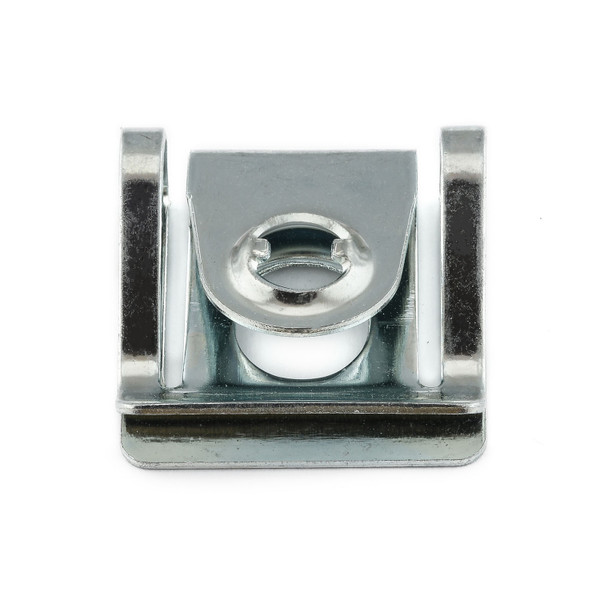 M6 Zinc Coated Steel Slide On Receptacle For 1/4 Turn Quick Release Fastener M24 x 24 x 7.5