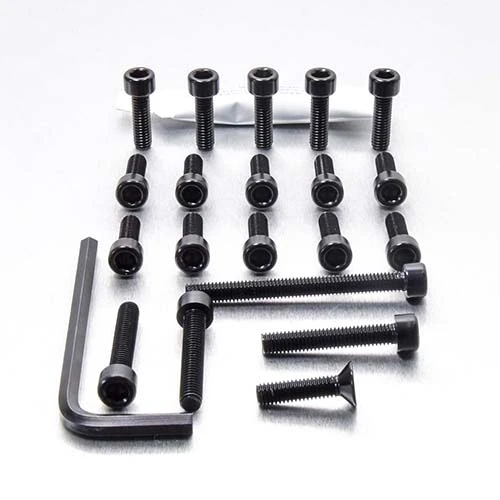 Aluminium Engine Kit Honda XL125 RC/RF/RH Black