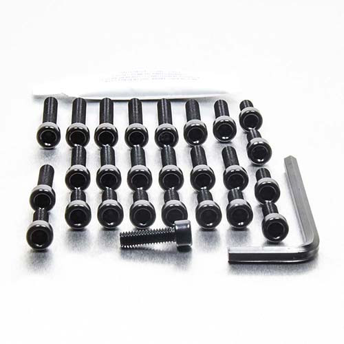 Aluminium Engine Kit Honda XR600R Black