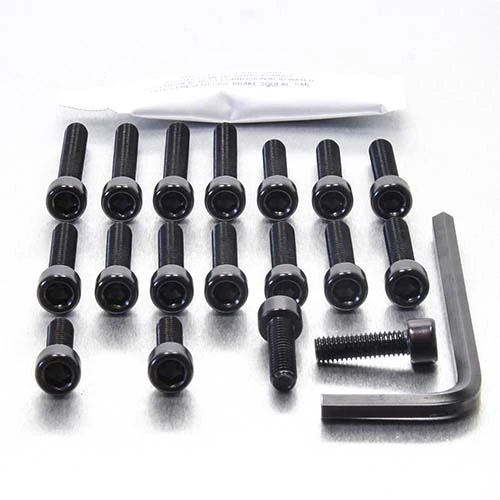 Aluminium Engine Kit Kawasaki ZXR750 J-K Black