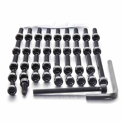 Aluminium Engine Kit Triumph Trophy 900 96-98 Black