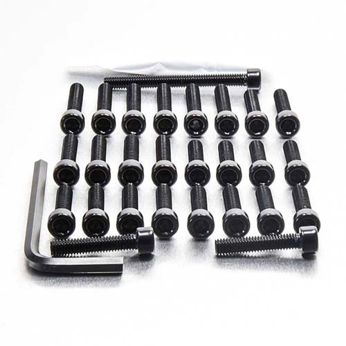 Aluminium Engine Kit Yamaha FZR600R Black